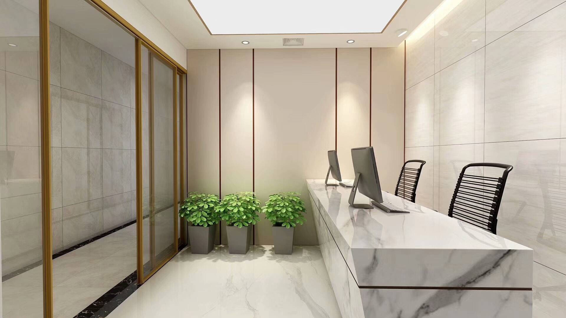 辦公室前臺裝修應(yīng)使用哪種材質(zhì)材料？