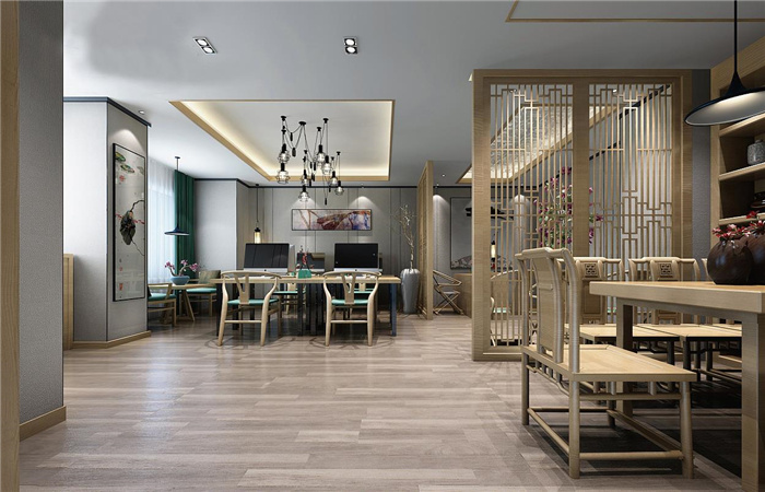 盤點(diǎn)新中式辦公室設(shè)計(jì)案例，感受一下別樣的風(fēng)情魅力！