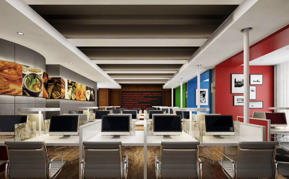 現代簡約辦公室裝修設計，創(chuàng)意提升企業(yè)形象