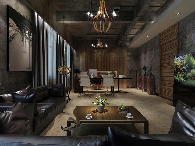 工業(yè)風(fēng)格辦公室就應(yīng)該這么設(shè)計，簡單大氣出效果