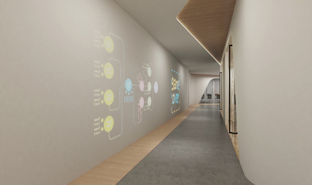 走廊空著?太浪費了！辦公樓走廊這樣設(shè)計美呆了！